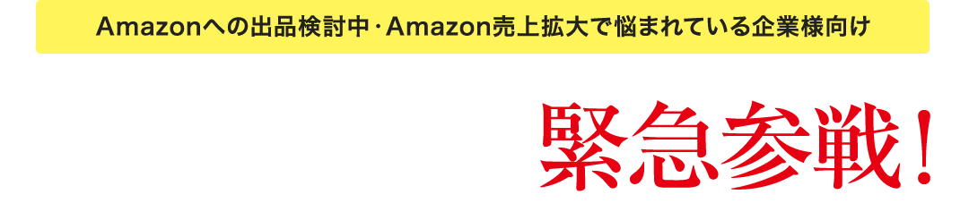 Amazonに“アマゾンジャパン合同会社のご担当者様が緊急参戦！